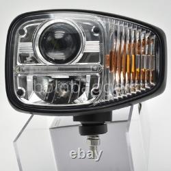 For JCB Fastrac Telehandler Pair of Full LED Headlights LH+RH DRL And Indicator