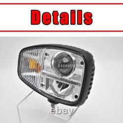 For JCB Fastrac Vibromax VM Tractor LH RH LED Front Headlight Headlamp