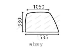 For JCB TELEHANDLER SIDE WINDOW RIGHT FLAT TINTED