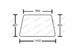 For JCB TELEHANDLER SIDE WINDOW RIGHT FLAT TINTED