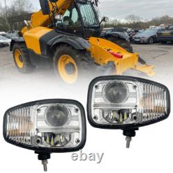 For JCB Telehandler 540-200,550-140,535-95,550-170,540-170 Pair LED Headlight