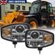 For JCB Telehandler 540-200,550-140,535-95,550-170,540-170 Pair LED Headlight