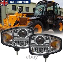 For JCB Telehandler 540-200,550-140,535-95,550-170,540-170 Pair LED Headlight