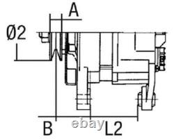 For JCB Telehandler ALTERNATOR 14V 55A 520 525 530 540