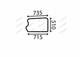 For, JCB Telehandler LOWER DOOR WINDOW LEFT FLAT NON-TINTED 526,531,535,540