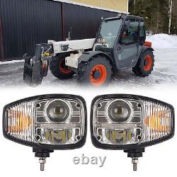 For JCB Telehandler Loader Loadall Headlight Head Lights Lamp Headlamp Indicator