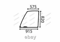 For, JCB Telehandler OPENING UPPER DOOR WINDOW LEFT FLAT TINTED