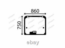 For, JCB Telehandler REAR WINDOW CURVED TINTED