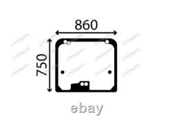For, JCB Telehandler REAR WINDOW CURVED TINTED 520 530 535 540