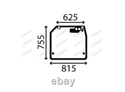 For JCB Telehandler REAR WINDOW FLAT TINTED