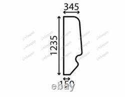 For, JCB Telehandler SIDE WINDOW LEFT FLAT TINTED 526-56 PLUS