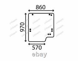 For, JCB Telehandler WINDSCREEN FLAT TINTED 525 527 530 535 537 540