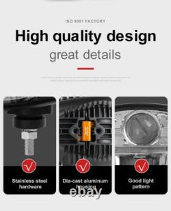 For JCB Various 2CX 3CX 4CX Loadall Telehandler Telescopic LED Headlight LH+RH