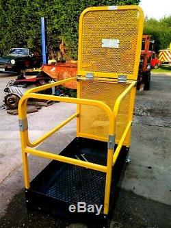 Forklift man basket cage contact attachments telehandler jcb loadall lpg diesel