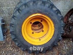 Four Jcb Wheels And Tyres