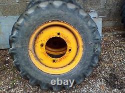 Four Jcb Wheels And Tyres