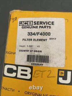 Genuine Jcb Rkm 201 Filter P/n 334/f4000 (e4089) Next Working Day Delivery