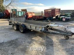 Ifor Williams 12x6 Plant Trailer. Loader Tractor Telehandler JCB Spreader