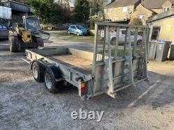 Ifor Williams 12x6 Plant Trailer. Loader Tractor Telehandler JCB Spreader