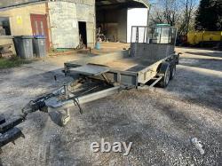 Ifor Williams 12x6 Plant Trailer. Loader Tractor Telehandler JCB Spreader