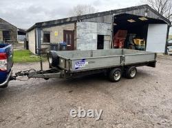 Ifor Williams 14ft Flat Trailer. Tractor Loader Spreader Digger Telehandler JCB