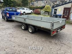Ifor Williams 14ft Flat Trailer. Tractor Loader Spreader Digger Telehandler JCB