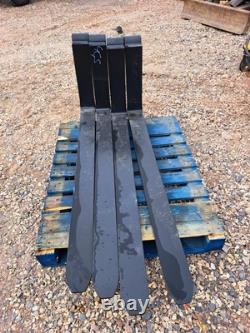 JCB 1500mm long 57mm pallet forks extra long fork tines manitou