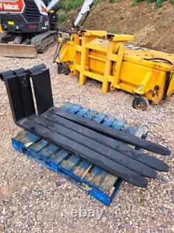 JCB 1500mm long 57mm pallet forks extra long fork tines manitou