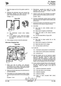 JCB 506-36 507-42 509-42 512-56 514-56 Telehandler Service Manual Printed Book