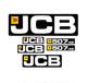 JCB 507-42 Telehandler Forklift Reach Boom Decal set sticker kit JCB507 42ALL