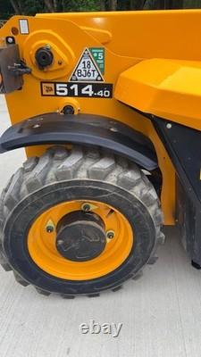 JCB 514-40 Telehandler, with Forks, bucket & hay bail grab. 2023
