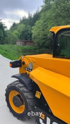 JCB 514-40 Telehandler, with Forks, bucket & hay bail grab. 2023