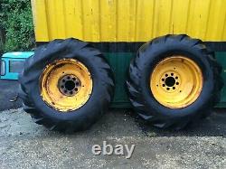 JCB 520 525 530 telehandler 16.5 85 24 wheels tyres rough terrain forklift