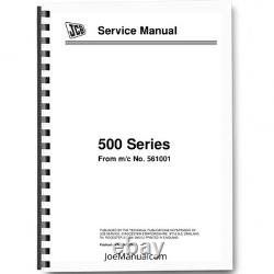 JCB 525 527 530 535 537 Telehandler Service Manual 9803/3600 Printed Book