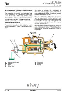JCB 531-70, 535-95, 541-70 Telehandler Service Manual Printed Book