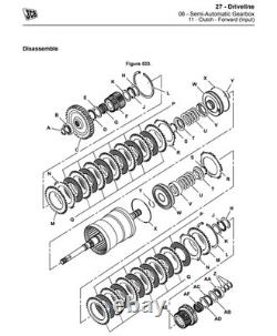 JCB 531-70, 535-95, 541-70 Telehandler Service Manual Printed Book