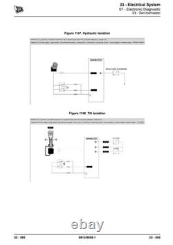 JCB 531-70, 535-95, 541-70 Telehandler Service Manual Printed Book