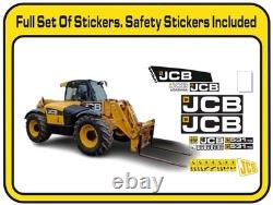 JCB 531-70 AGRI SUPER Full Sticker / Decal Kit. Safety Stickers Included