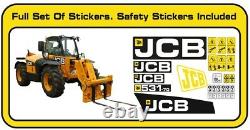 JCB 531-70 Full Sticker / Decal Kit. Safety Stickers Included