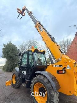 JCB 533-105 Telehandler-Loadall 10.5M 3.5 Ton Lift 2017 Merlo Manitou Low Hrs