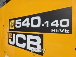 JCB 540-140 Hi Viz Telehandler Year 2018 Air Con and Low Hours! See Video