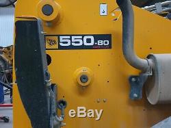 JCB 550-80 Telehandler 2015, 3,000 hours, comes with 9,000 litre water bowser