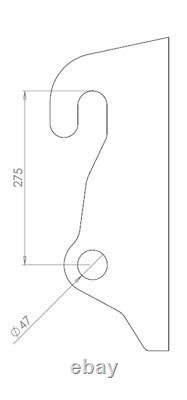 JCB Compact Weld On Loader Brackets, Telescopic, JCB, Quickie