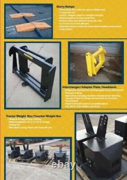 JCB Compact Weld On Loader Brackets, Telescopic, JCB, Quickie