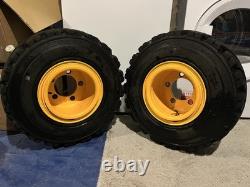 JCB Electric 30-19e Teletruck/ Telehandler Rear Wheel And Tyre Set 21 x 8-9