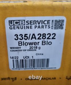 JCB Heater Blower Part No 335/A2822 Telehandler, Loadall
