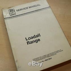 JCB LOADALL 520 525 530 540 TELEHANDLER Forklift Service repair shop Manual book
