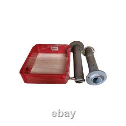 JCB Pair Of Folk Retaining Brackets With Pins Loadall, Telehandler