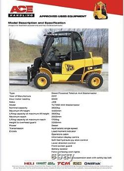 JCB TLT35D 4x4 4WD Teletruk Hire-£99.99pw Buy-£28,995 HP-£144.80pw VAT Deposit