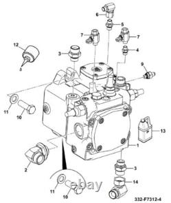 JCB Telehandler 540-140 525-58 531-60 Hydraulic pump new 332/F7303 original JCB